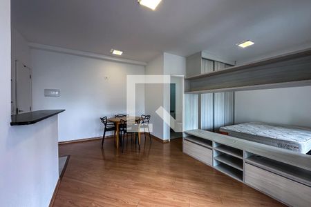 Sala de apartamento para alugar com 1 quarto, 41m² em Vila Regente Feijó, São Paulo