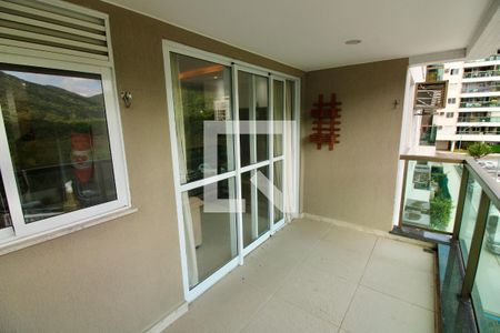 Varanda da Sala de apartamento à venda com 2 quartos, 72m² em Recreio dos Bandeirantes, Rio de Janeiro