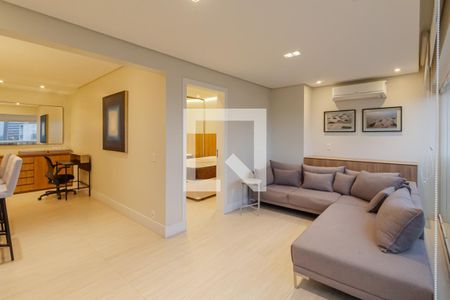 Sala de apartamento para alugar com 1 quarto, 54m² em Vila Nova Conceição, São Paulo