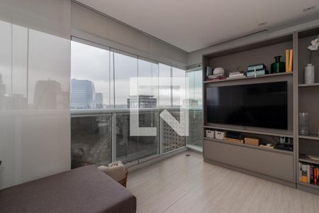 Sala de apartamento à venda com 1 quarto, 54m² em Vila Nova Conceição, São Paulo
