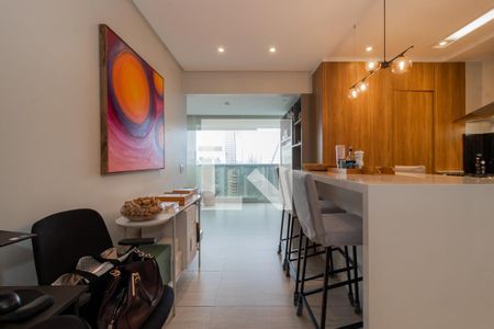 Sala de apartamento à venda com 1 quarto, 54m² em Vila Nova Conceição, São Paulo