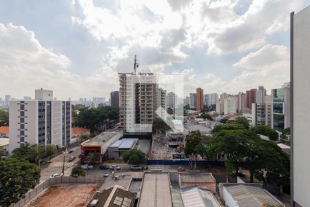 Vista de kitnet/studio para alugar com 1 quarto, 31m² em Indianópolis, São Paulo
