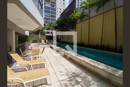 Área comum - Piscina de apartamento para alugar com 1 quarto, 35m² em Perdizes, São Paulo