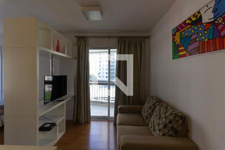 Sala de apartamento para alugar com 1 quarto, 35m² em Perdizes, São Paulo