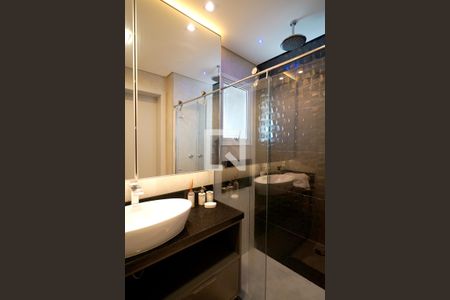 Banheiro da Suíte de apartamento para alugar com 1 quarto, 50m² em Parque Campolim, Sorocaba