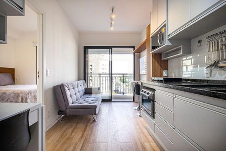 Sala/Cozinha de apartamento para alugar com 1 quarto, 29m² em Sumaré, São Paulo