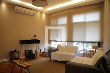 Sala de apartamento para alugar com 2 quartos, 90m² em Ponta da Praia, Santos