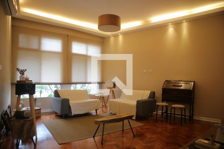 Sala de apartamento para alugar com 2 quartos, 90m² em Ponta da Praia, Santos