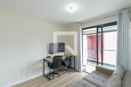 Sala de apartamento à venda com 1 quarto, 42m² em Campo Belo, São Paulo