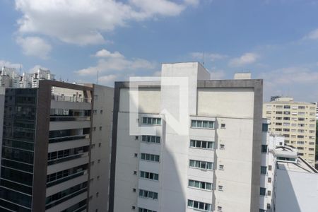 Vista da Sala de apartamento à venda com 1 quarto, 43m² em Consolação, São Paulo