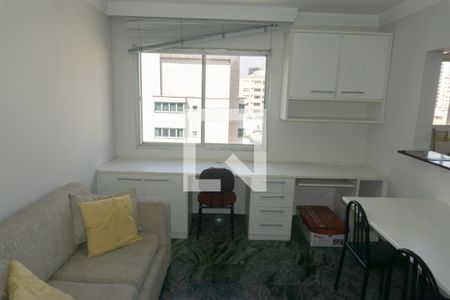 Sala de apartamento à venda com 1 quarto, 43m² em Consolação, São Paulo