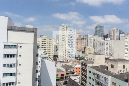 Vista da Sala de apartamento à venda com 1 quarto, 43m² em Consolação, São Paulo