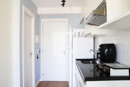 Cozinha de kitnet/studio para alugar com 1 quarto, 26m² em Centro, São Paulo