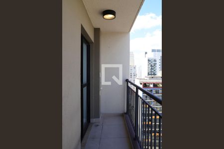 Studio para alugar com 26m², 1 quarto e sem vagaVaranda