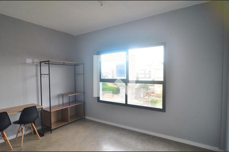 Dormitório e cozinha de kitnet/studio para alugar com 1 quarto, 30m² em Marechal Rondon, Canoas