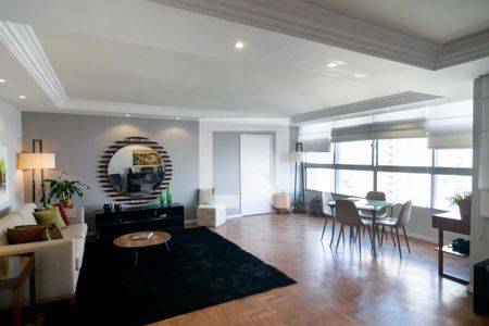 Sala de apartamento à venda com 3 quartos, 145m² em Campo Belo, São Paulo