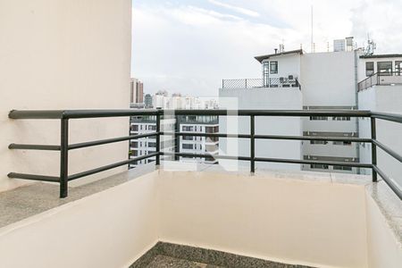 Varanda da Sala de apartamento para alugar com 2 quartos, 72m² em Campo Belo, São Paulo