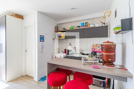 Cozinha de kitnet/studio para alugar com 1 quarto, 26m² em Vila Butantã, São Paulo