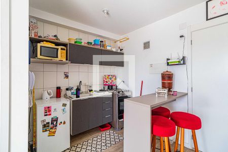 Cozinha de kitnet/studio para alugar com 1 quarto, 26m² em Vila Butantã, São Paulo