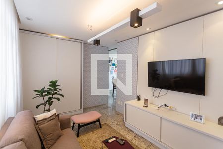 Sala de apartamento à venda com 4 quartos, 116m² em Funcionários, Belo Horizonte