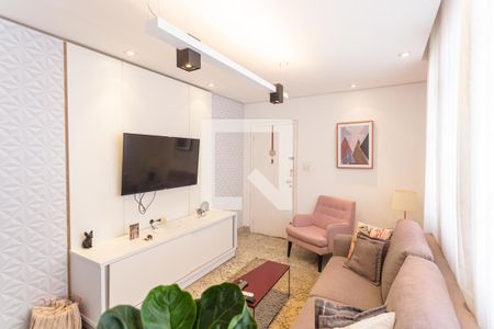 Sala de apartamento à venda com 4 quartos, 116m² em Funcionários, Belo Horizonte