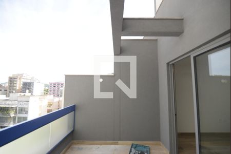 Varanda da Sala/Cozinha de kitnet/studio à venda com 1 quarto, 43m² em Tijuca , Rio de Janeiro