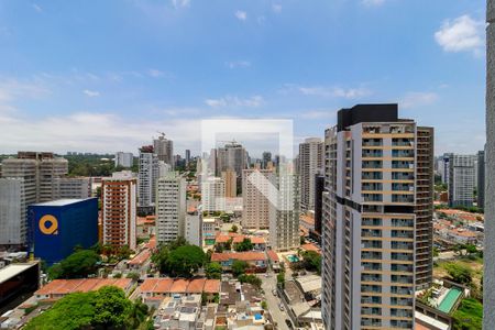 Sala - Vista de apartamento para alugar com 2 quartos, 63m² em Jardim das Acácias, São Paulo
