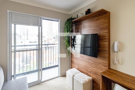 Sala e Cozinha de apartamento para alugar com 1 quarto, 29m² em Jardim da Glória, São Paulo