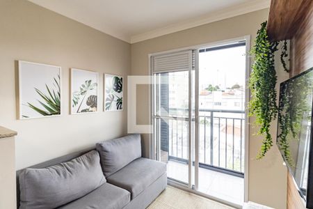 Sala e Cozinha de apartamento para alugar com 1 quarto, 29m² em Jardim da Glória, São Paulo