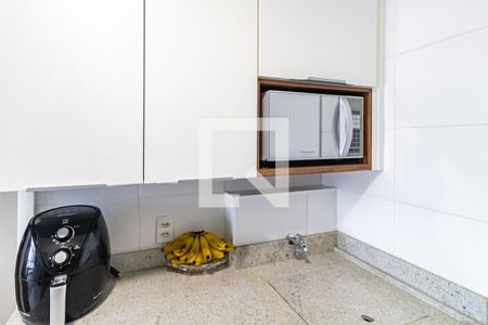 Sala e Cozinha - Micro-ondas de apartamento para alugar com 1 quarto, 29m² em Jardim da Glória, São Paulo