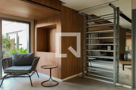 Apartamento à venda com 28m², 1 quarto e sem vaga Apartamento à venda com 28m², 1 quarto e sem vagaAcademia