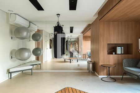 Apartamento à venda com 28m², 1 quarto e sem vaga Apartamento à venda com 28m², 1 quarto e sem vagaAcademia