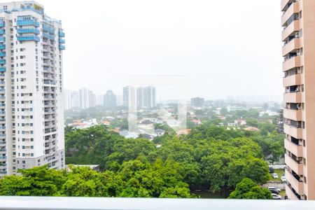 Varanda da Sala Vista de apartamento para alugar com 2 quartos, 65m² em Barra da Tijuca, Rio de Janeiro