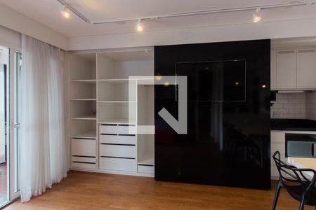 Sala / Quarto / Cozinha de kitnet/studio para alugar com 1 quarto, 39m² em Vila Andrade, São Paulo