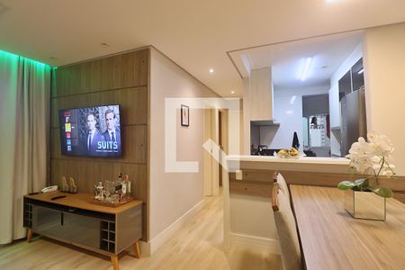 Sala de apartamento à venda com 2 quartos, 50m² em Parque Erasmo Assunção, Santo André