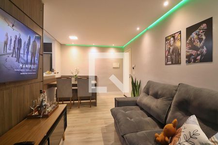 Sala de apartamento à venda com 2 quartos, 50m² em Parque Erasmo Assunção, Santo André