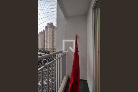 Varanda da Sala de apartamento à venda com 2 quartos, 50m² em Parque Erasmo Assunção, Santo André