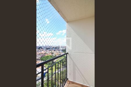 Sacada da Sala  de apartamento à venda com 2 quartos, 60m² em Bairro dos Casa, São Bernardo do Campo