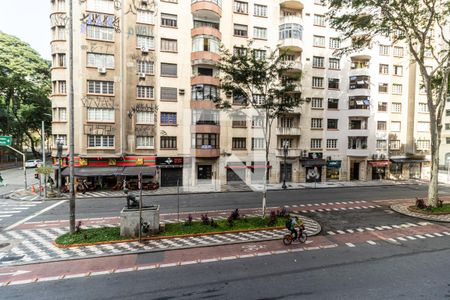 Vista do Quarto de apartamento para alugar com 1 quarto, 41m² em República, São Paulo