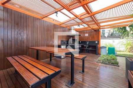 Studio para alugar com 35m², 1 quarto e 1 vagaChurrasqueira