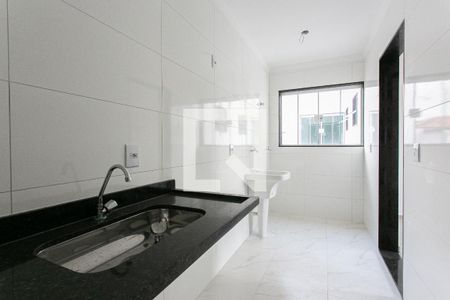 Cozinha e Área de Serviço de apartamento para alugar com 1 quarto, 38m² em Vila Gomes Cardim, São Paulo