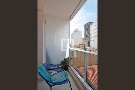 Studio para alugar com 26m², 0 quarto e sem vagaVaranda