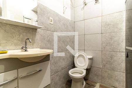 Banheiro de kitnet/studio à venda com 1 quarto, 32m² em Santa Efigênia, São Paulo
