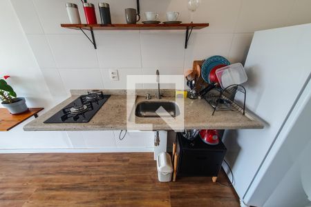 Cozinha de apartamento para alugar com 1 quarto, 29m² em Cambuci, São Paulo