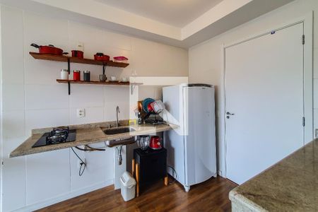 Sala Cozinha de apartamento para alugar com 1 quarto, 29m² em Cambuci, São Paulo