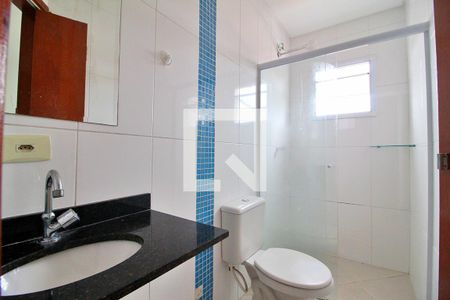 Banheiro da Suíte de apartamento para alugar com 3 quartos, 133m² em Utinga, Santo André