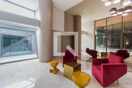 Studio à venda com 35m², 1 quarto e sem vaga Studio à venda com 35m², 1 quarto e sem vagaHall Social