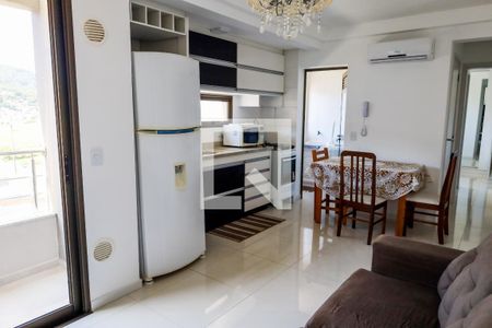 cozinha de apartamento para alugar com 1 quarto, 55m² em Saco dos Limões, Florianópolis