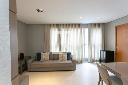 Sala de apartamento à venda com 2 quartos, 67m² em Funcionários, Belo Horizonte