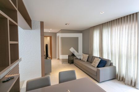 Sala de apartamento à venda com 2 quartos, 67m² em Funcionários, Belo Horizonte